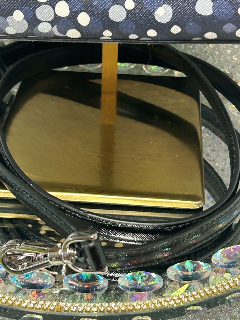 kate spade New York Maise Sairee Dot Dome Satchel Approx. 12.5 x 9.5 x 5 - Picture 8 of 16